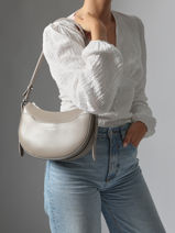Schoudertas Suave Ace Leder Lancaster Beige suave ace 28-vue-porte